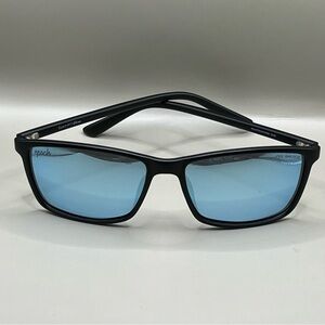 EPOCH 11 Murphy Lightweight Cycle Sunglasses Black /Polarized Blue Mirror Lens